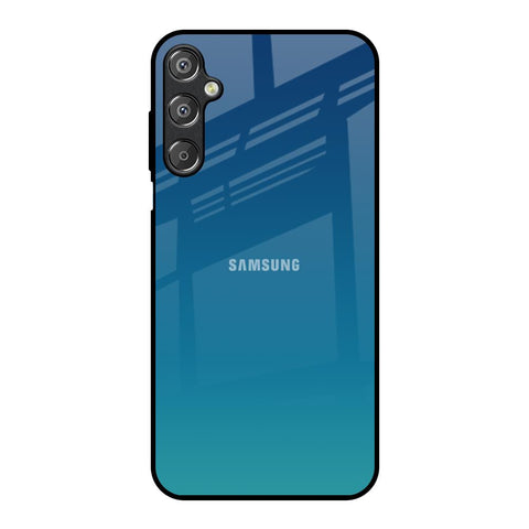 Celestial Blue Samsung Galaxy F15 5G Glass Back Cover Online