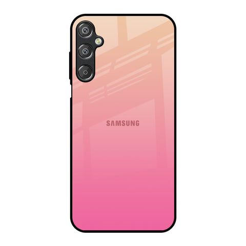 Pastel Pink Gradient Samsung Galaxy F15 5G Glass Back Cover Online