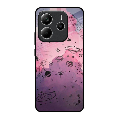 Space Doodles Redmi Note 14 5G Glass Back Cover Online