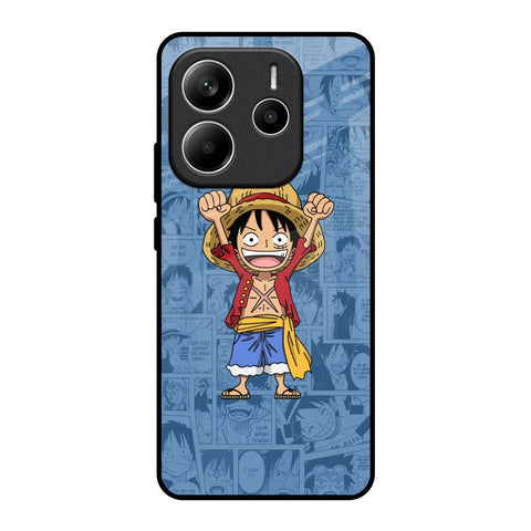 Chubby Anime Redmi Note 14 5G Glass Back Cover Online