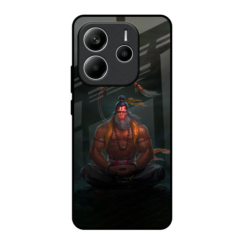 Lord Hanuman Animated Redmi Note 14 5G Glass Back Cover Online