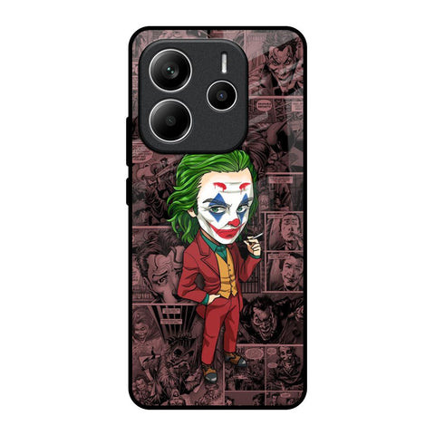 Joker Cartoon Redmi Note 14 5G Glass Back Cover Online