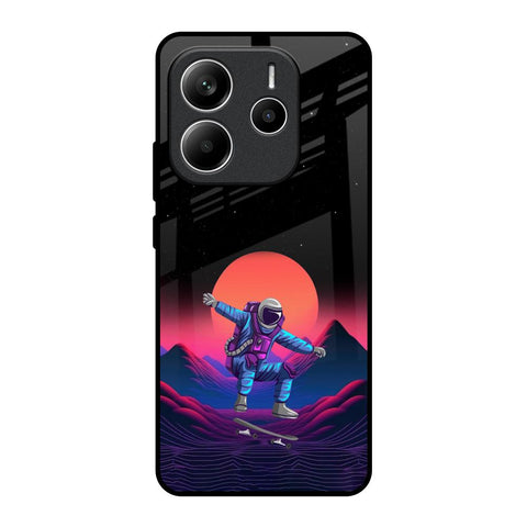 Retro Astronaut Redmi Note 14 5G Glass Back Cover Online