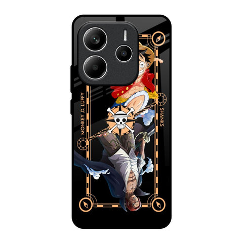 Shanks & Luffy Redmi Note 14 5G Glass Back Cover Online