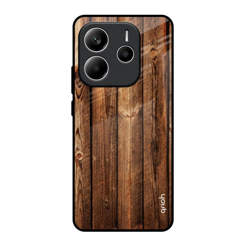 Timber Printed Redmi Note 14 5G Glass Back Cover Online