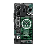 Green Camo Circuit Redmi Note 14 5G Glass Back Cover Online