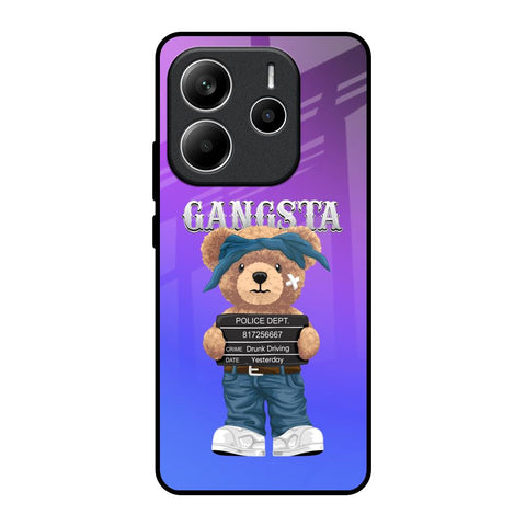 Gangsta Bear Redmi Note 14 5G Glass Back Cover Online