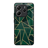 Abstract Green Redmi Note 14 5G Glass Back Cover Online