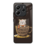 Tea With Kitty Redmi Note 14 5G Glass Back Cover Online