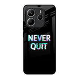 Never Quit Redmi Note 14 5G Glass Back Cover Online