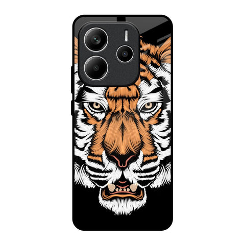 Angry Tiger Redmi Note 14 5G Glass Back Cover Online