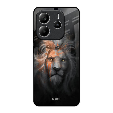 Devil Lion Redmi Note 14 5G Glass Back Cover Online