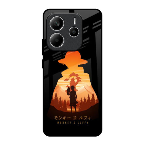 Luffy One Piece Redmi Note 14 5G Glass Back Cover Online