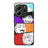 Anime Sketch Redmi Note 14 5G Glass Back Cover Online