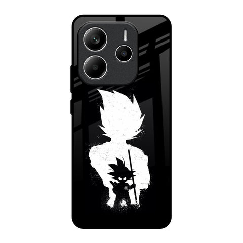 Monochrome Goku Redmi Note 14 5G Glass Back Cover Online