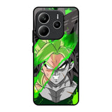 Anime Green Splash Redmi Note 14 5G Glass Back Cover Online