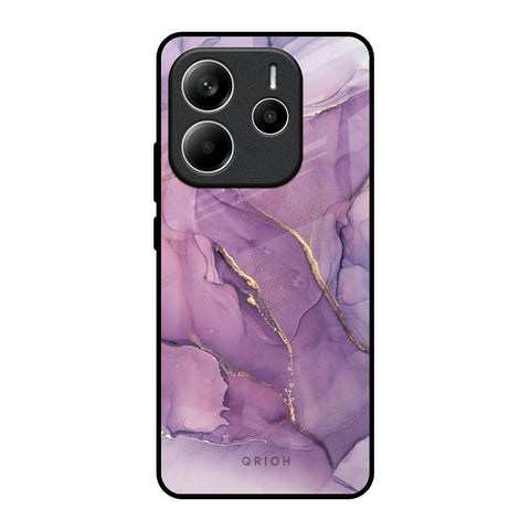 Purple Gold Marble Redmi Note 14 5G Glass Back Cover Online