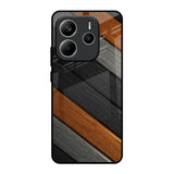 Tri Color Wood Redmi Note 14 5G Glass Back Cover Online