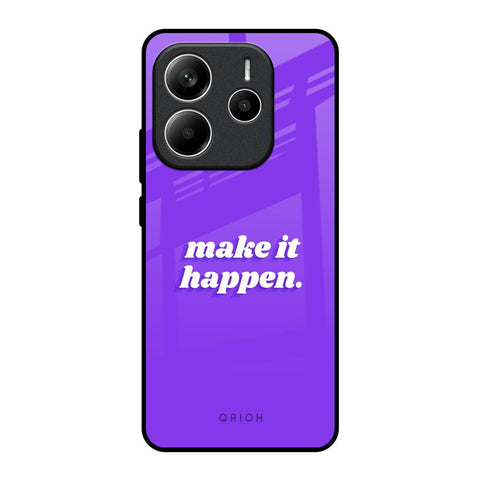 Make it Happen Redmi Note 14 5G Glass Back Cover Online