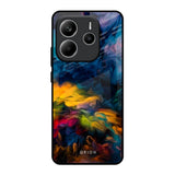 Multicolor Oil Painting Redmi Note 14 5G Glass Back Cover Online