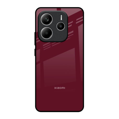 Classic Burgundy Redmi Note 14 5G Glass Back Cover Online