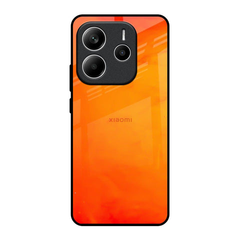 Tangy Orange Redmi Note 14 5G Glass Back Cover Online