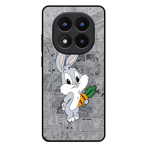 Cute Baby Bunny Redmi Note 14 Pro Plus 5G Glass Back Cover Online