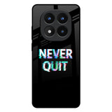 Never Quit Redmi Note 14 Pro Plus 5G Glass Back Cover Online