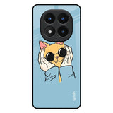 Adorable Cute Kitty Redmi Note 14 Pro Plus 5G Glass Back Cover Online