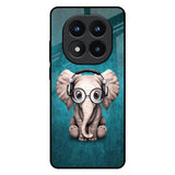 Adorable Baby Elephant Redmi Note 14 Pro Plus 5G Glass Back Cover Online