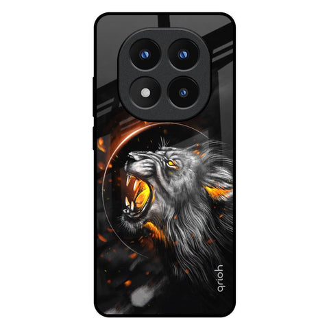 Aggressive Lion Redmi Note 14 Pro Plus 5G Glass Back Cover Online