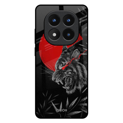 Red Moon Tiger Redmi Note 14 Pro Plus 5G Glass Back Cover Online