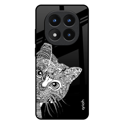 Kitten Mandala Redmi Note 14 Pro Plus 5G Glass Back Cover Online