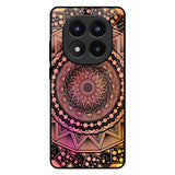 Floral Mandala Redmi Note 14 Pro Plus 5G Glass Back Cover Online