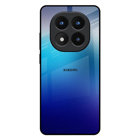 Blue Rhombus Pattern Redmi Note 14 Pro Plus 5G Glass Back Cover Online