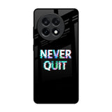 Never Quit OnePlus 13R 5G Glass Back Cover Online