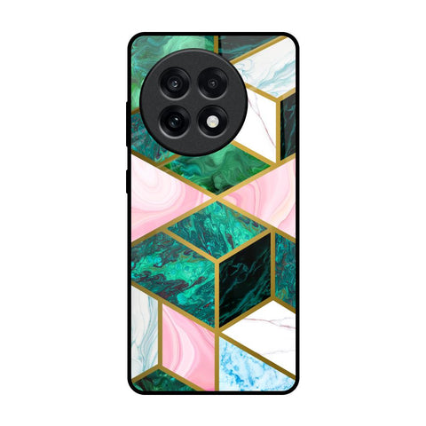 Seamless Green Marble OnePlus 13R 5G Glass Back Cover Online