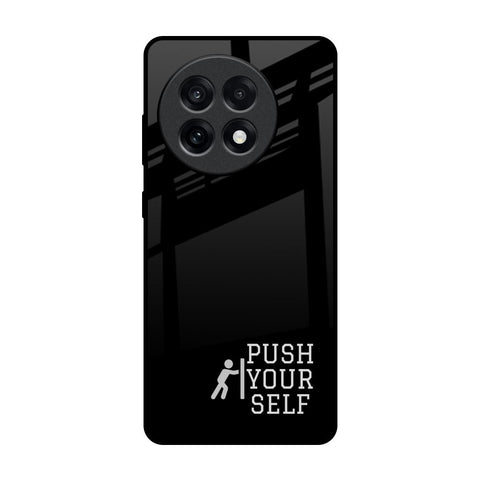 Push Your Self OnePlus 13R 5G Glass Back Cover Online