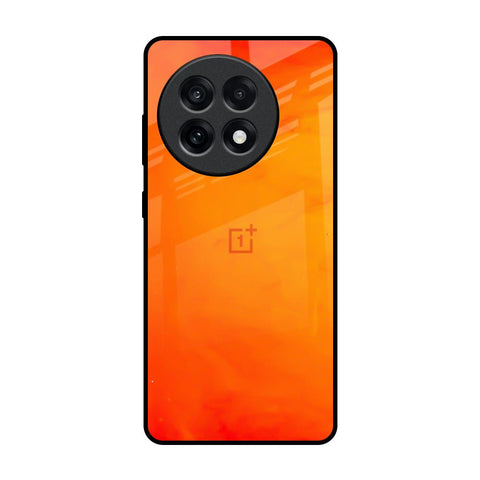 Tangy Orange OnePlus 13R 5G Glass Back Cover Online