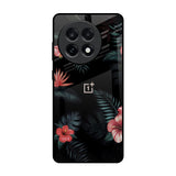 Tropical Art Flower OnePlus 13R 5G Glass Back Cover Online