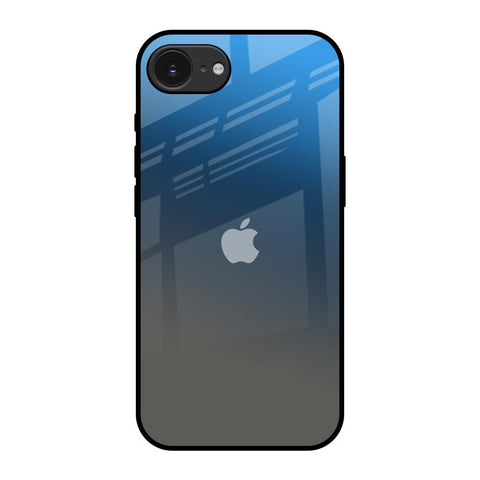 Blue Grey Ombre Apple iPhone 16e Glass Back Cover Online