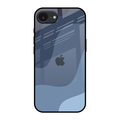 Navy Blue Ombre Apple iPhone 16e Glass Back Cover Online