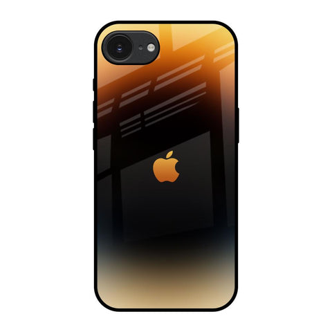 Grainy Yellow Apple iPhone 16e Glass Back Cover Online