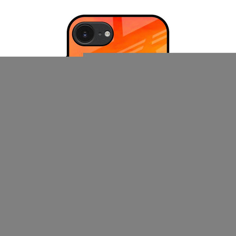 Tangy Orange Apple iPhone 16e Glass Back Cover Online