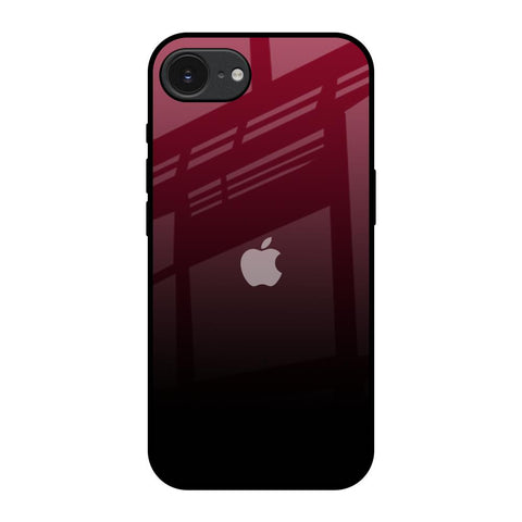 Wine Red Apple iPhone 16e Glass Back Cover Online