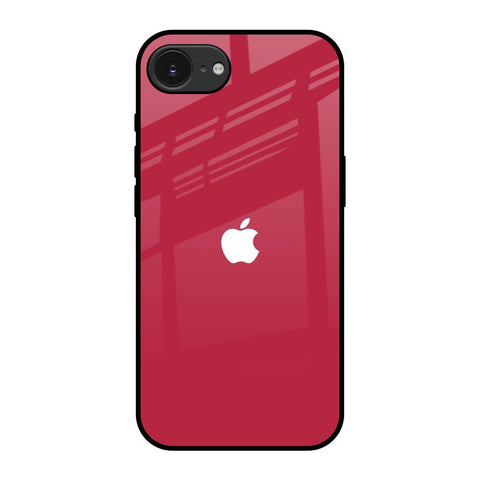 Solo Maroon Apple iPhone 16e Glass Back Cover Online