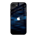 Blue Rough Abstract Apple iPhone 16e Glass Back Cover Online