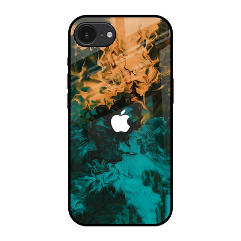 Watercolor Wave Apple iPhone 16e Glass Back Cover Online