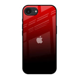 Maroon Faded Apple iPhone 16e Glass Back Cover Online