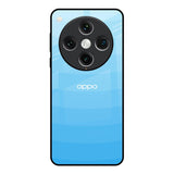 Wavy Blue Pattern Oppo Find x8 Pro Glass Back Cover Online